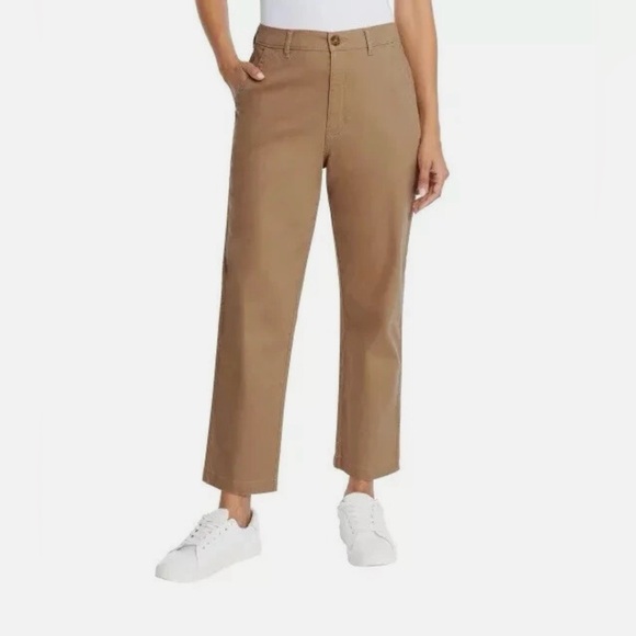 G.H. Bass & Co. Pants - G.H. Bass & Co. Chino Ankle Pants in Tan - NWT Sz 12